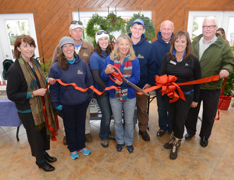 The Lewes Chamber of Commerce held a ribbon cutting Nov. 18 to welcome the indoor farmers market at East Coast Garden Center. In attendance are (l-r) Betsy Reamer, executive director, Lewes Chamber of Commerce; Katie Short, East Coast manager; Steve Cordrey, East Coast owner; Melissa Dombrowski, East Coast manager; Valery Cordrey East Coast owner; Chris Cordrey, East Coast owner; Rick Cordrey, East Coast owner; Karen Fox, East Coast manager; and Ed Kee, secretary of Department of Agriculture. BY DENY HOWETH